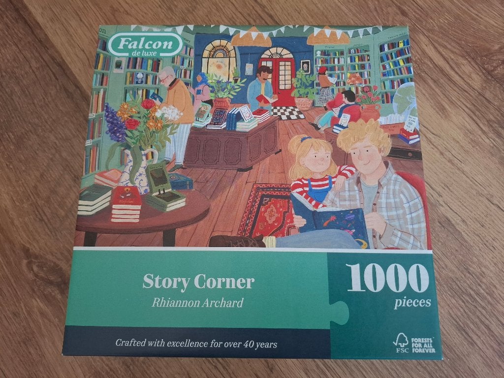 Story Corner - FALCON de Luxe Puzzel - 1000 Stukjes, Ophalen of Verzenden, 500 t/m 1500 stukjes, Zo goed als nieuw, Legpuzzel