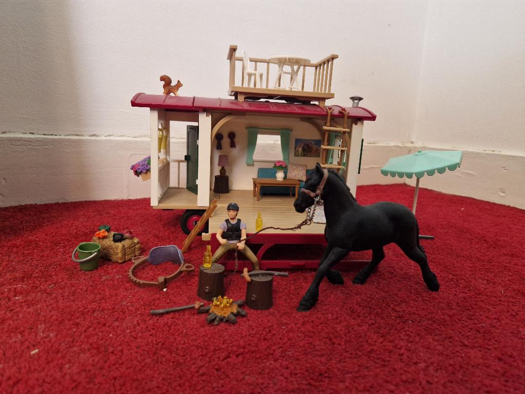 Schleich woonwagen, Ophalen of Verzenden, Nieuw
