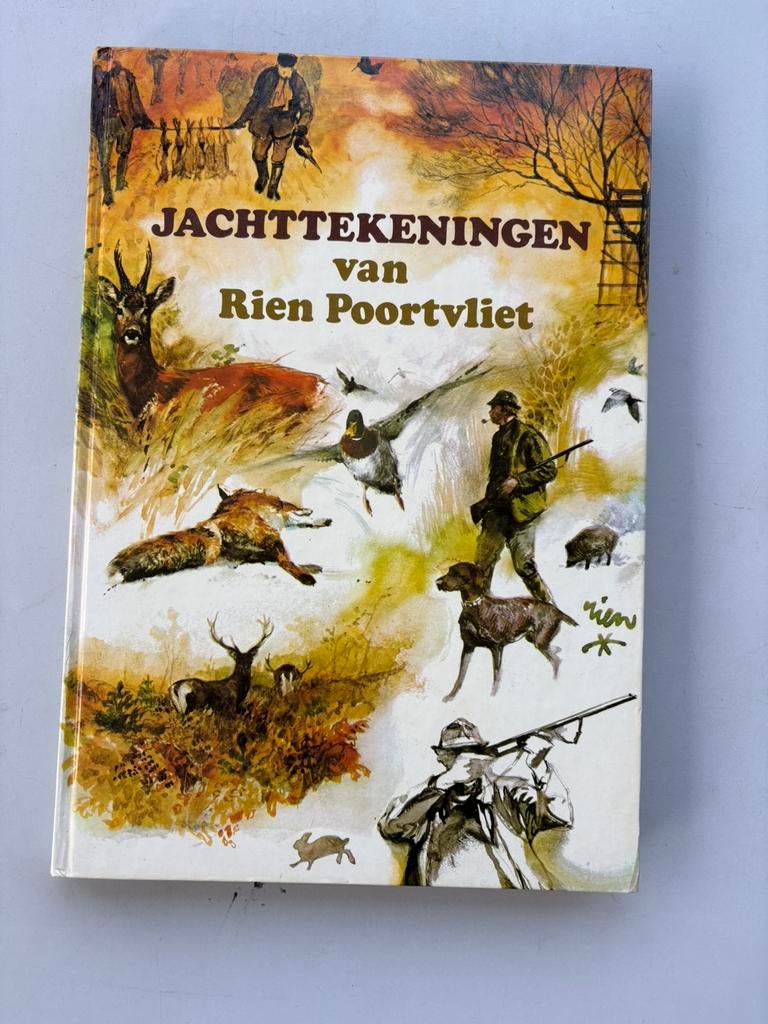 (Z) Jachttekeningen – Rien Poortvliet | Klassiek jacht, Verzenden, Gelezen, Natuur algemeen