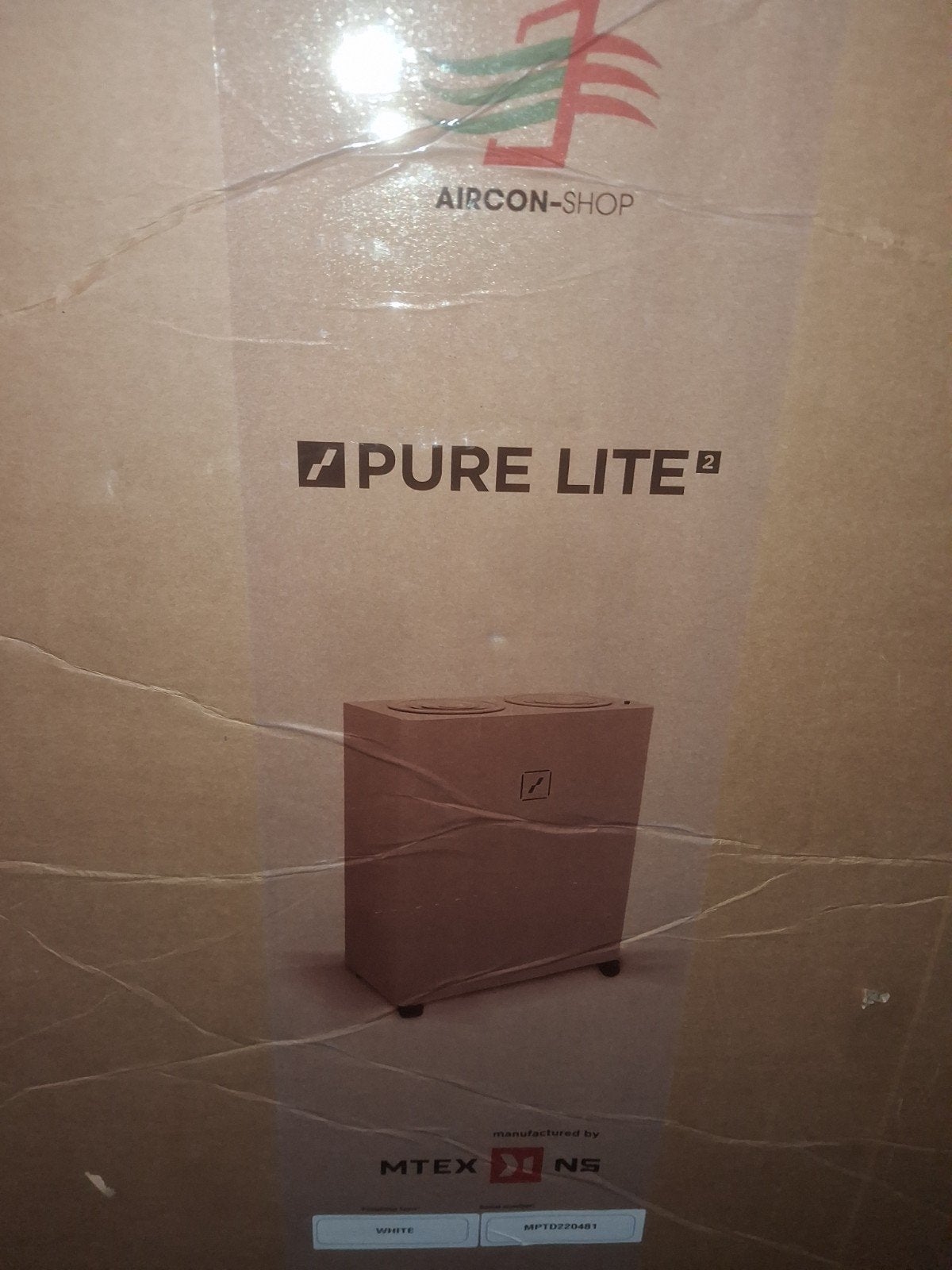 Pure Lite 2 Airco-Shop Mobiele Airco, Ophalen, Minder dan 60 m³, Nieuw, 3 snelheden of meer