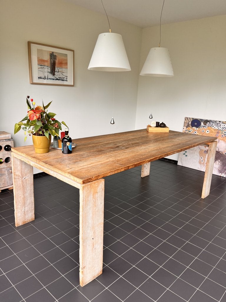 Eettafel, Huis en Inrichting, Tafels | Eettafels, Ophalen, Gebruikt, 200 cm of meer, 50 tot 100 cm