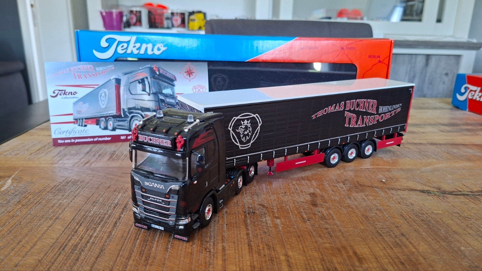 scania Thomas buchner tekno, Ophalen of Verzenden, Nieuw, Bus of Vrachtwagen, Tekno