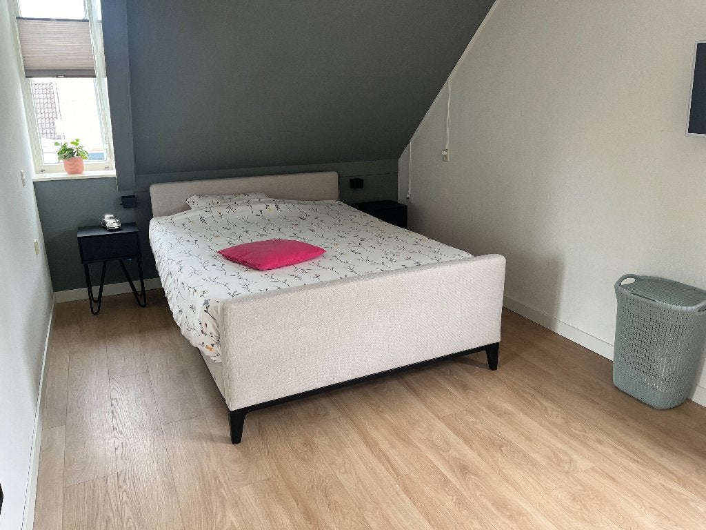Te koop Auping Criade bed, Huis en Inrichting, Slaapkamer | Bedden, Ophalen, Tweepersoons, Zo goed als nieuw, Stof