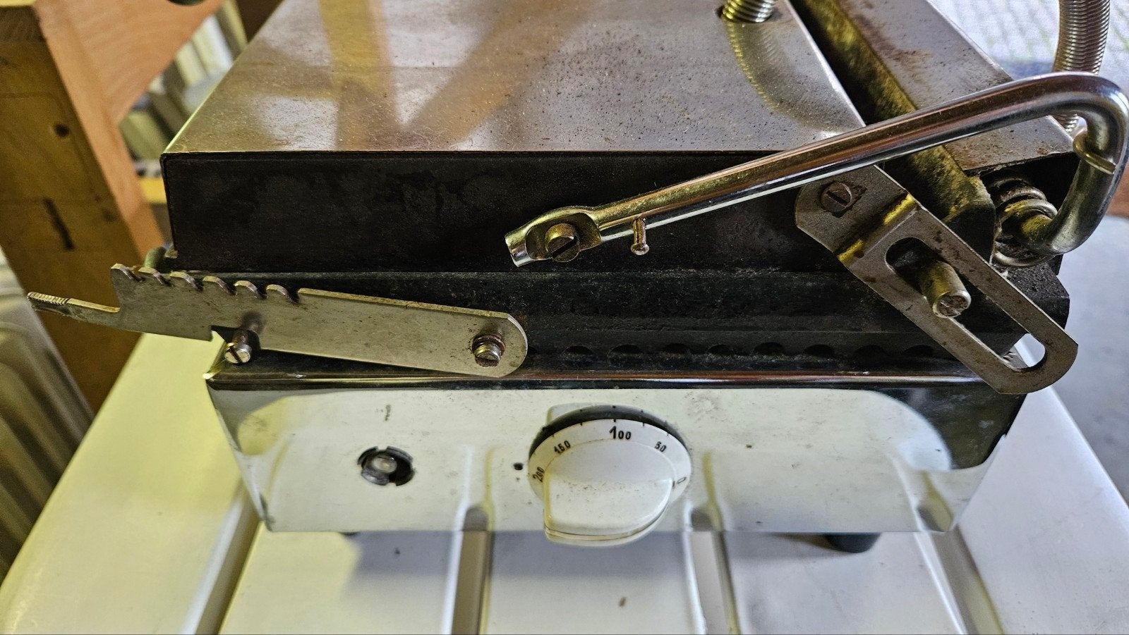 Professionele Tosti-ijzer / Grillplaat - Robuust en Krachtig, Ophalen of Verzenden, Gebruikt, Tafelgrill