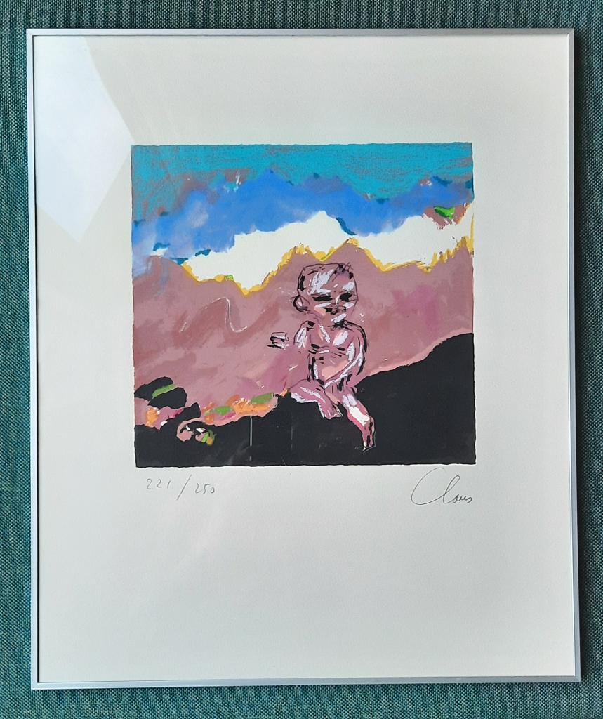 Zeefdruk Hugo Claus - gesigneerd, Antiek en Kunst, Kunst | Litho's en Zeefdrukken, Ophalen