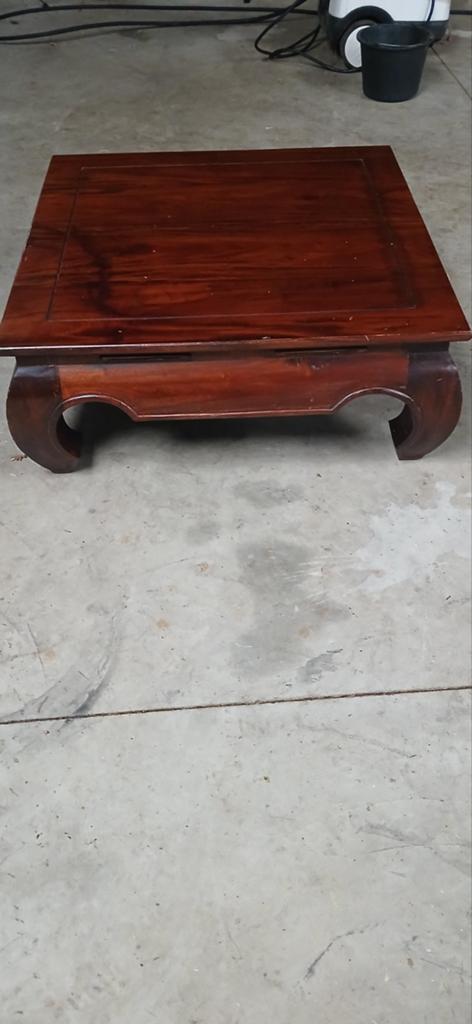 Eikenhouten salontafel, Huis en Inrichting, Tafels | Salontafels, Gebruikt, 50 tot 100 cm, Landelijk, Minder dan 50 cm