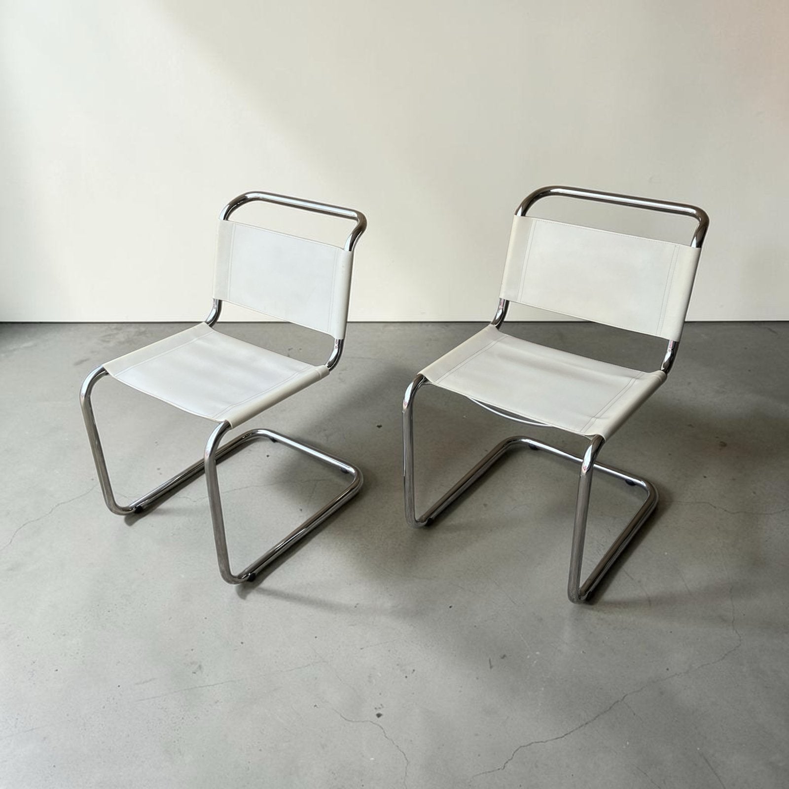 Set van 2 Mid-Century S33 Bauhaus stoelen,Mart Stam, Ophalen