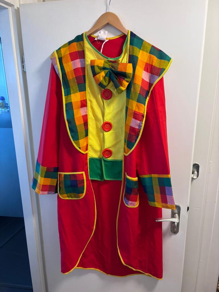 Clowns pak maat L, Ophalen of Verzenden, Zo goed als nieuw