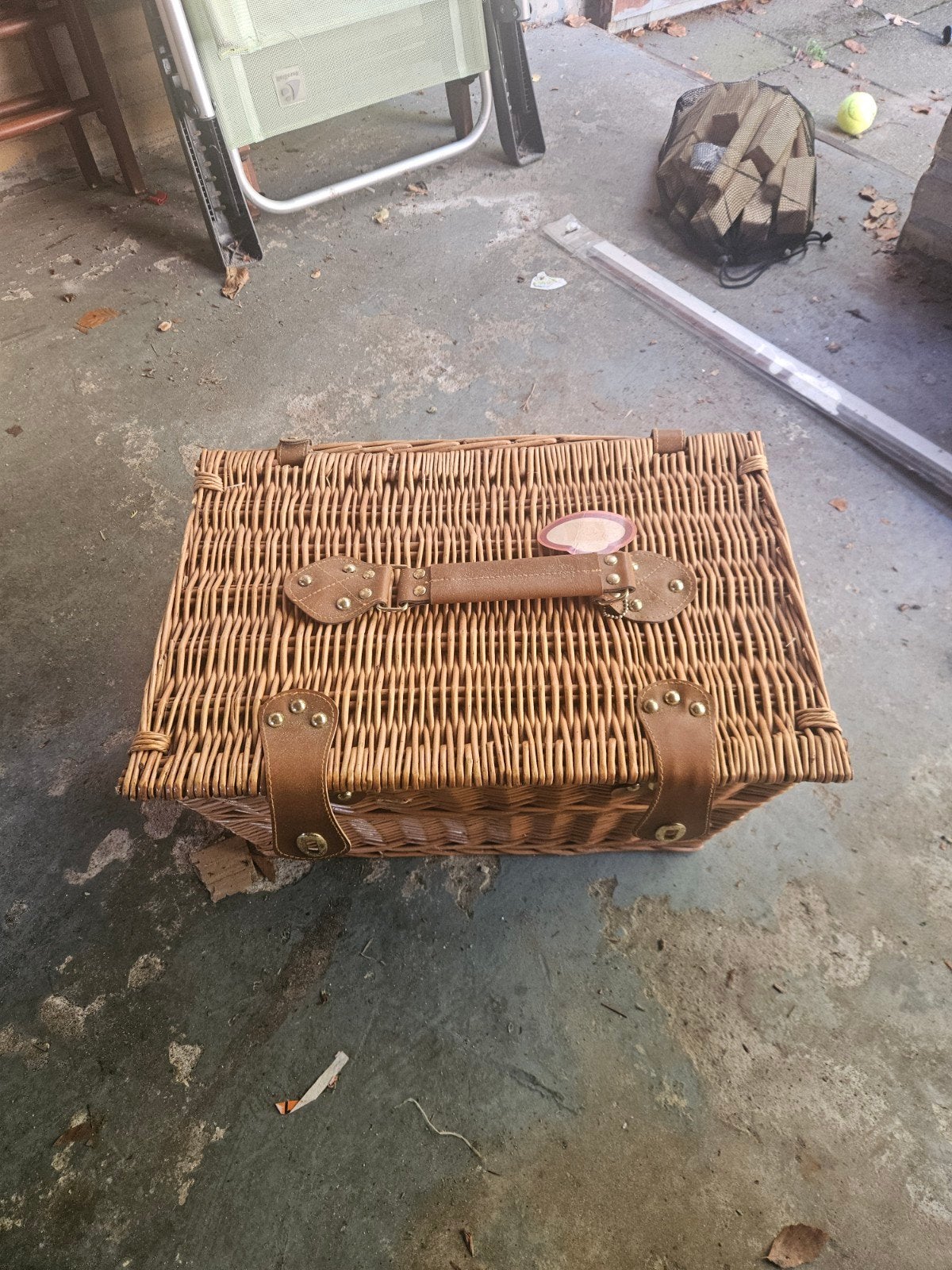 Complete picknickmand met servies en bestek, Ophalen, Nieuw