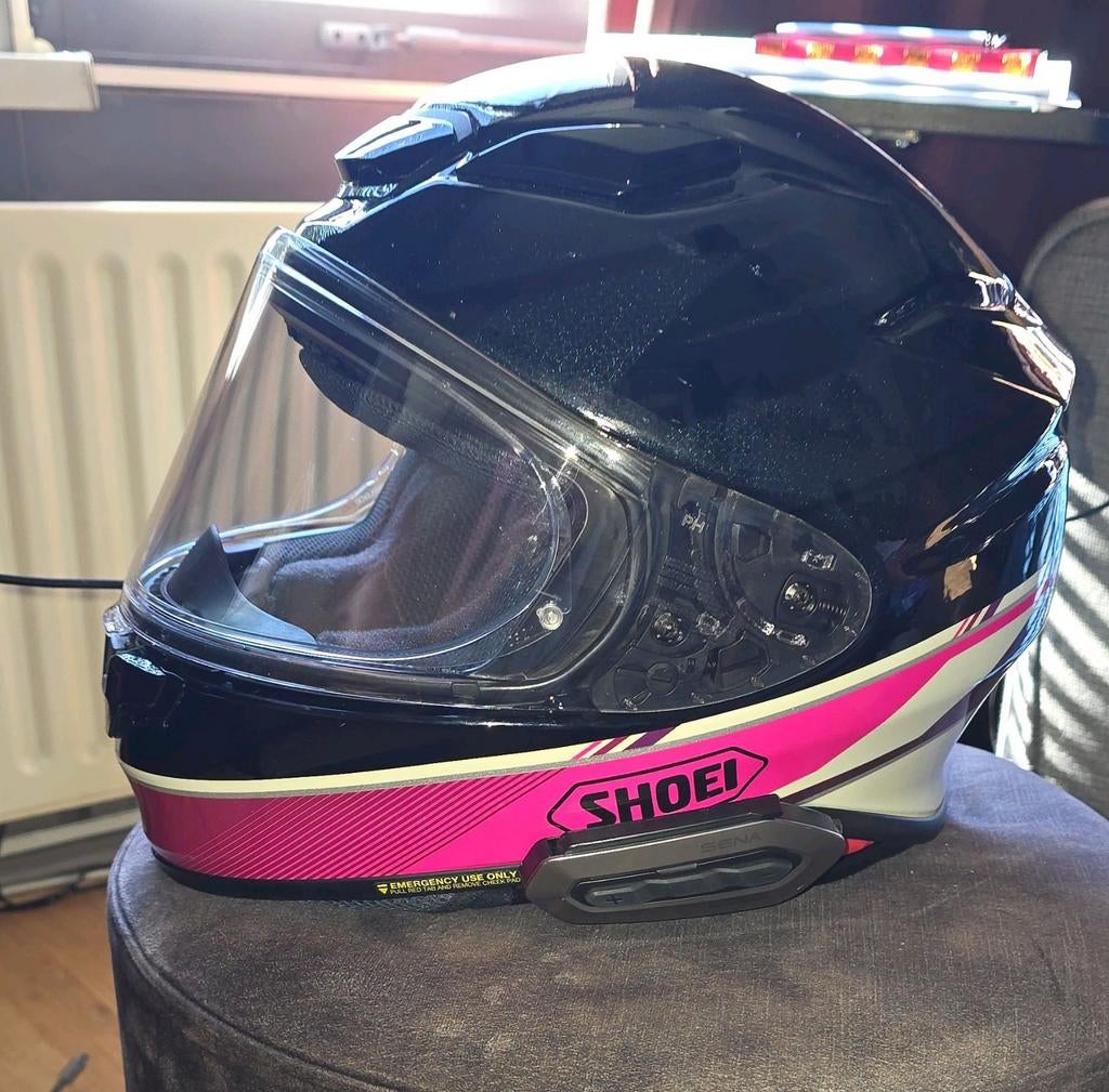 Shoei NXR2 Nocturne integraalhelm + Sena SRL EXT, Ophalen, XS, Dames, Integraalhelm