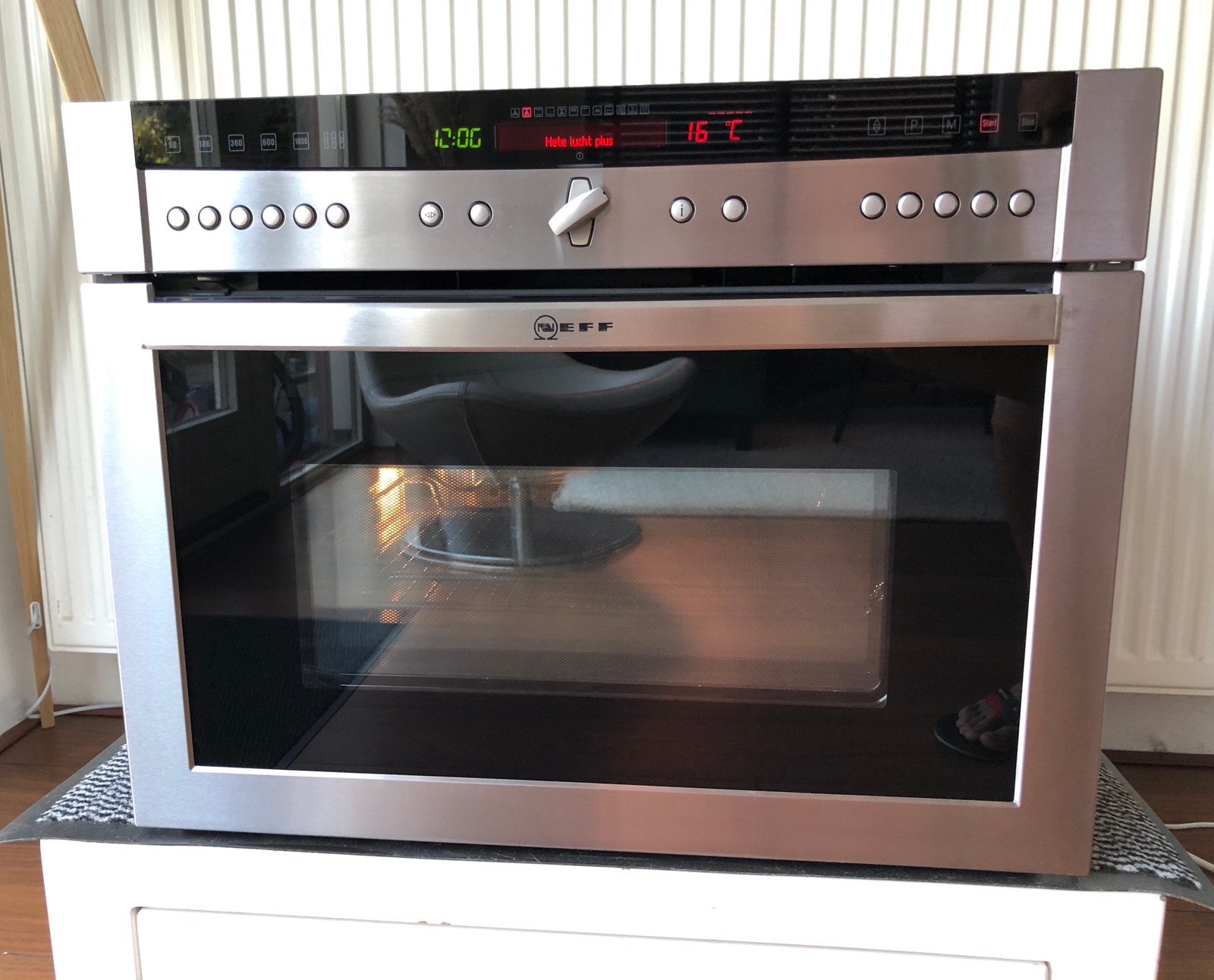 NEFF COMBI OVEN MAGNETRON EN GRILL, Ophalen, Gebruikt, Grill, Inbouw