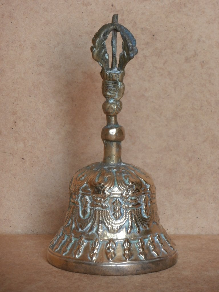 Ghanta bel Tibetaanse rituelen meditatie tempelbel vajra, Ophalen of Verzenden, Koper