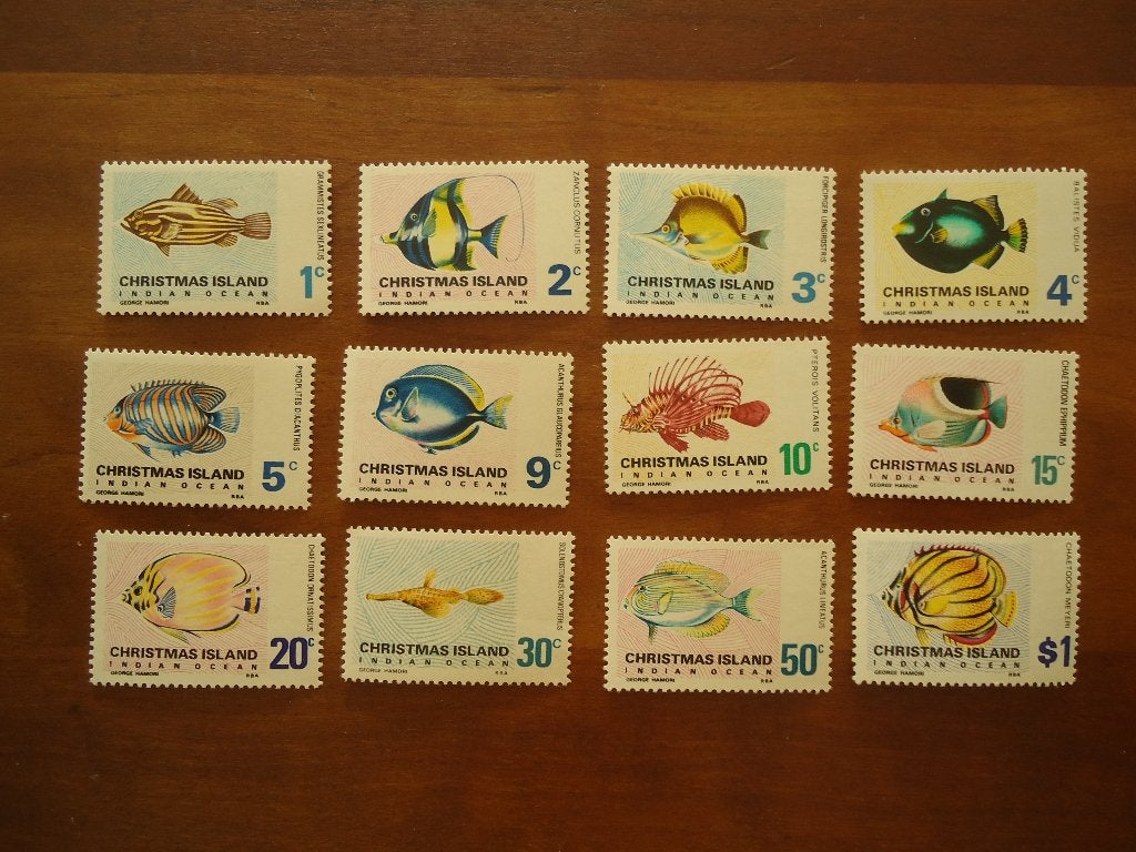 Vissen Christmas eil. 1968, mi. 22-31+36-37 postfris, Ophalen of Verzenden, Postfris, Dier of Natuur