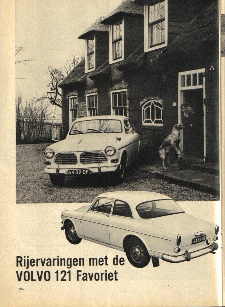 Autokampioen test Volvo 121 Favoriet 1967, Ophalen of Verzenden, Gelezen, Volvo
