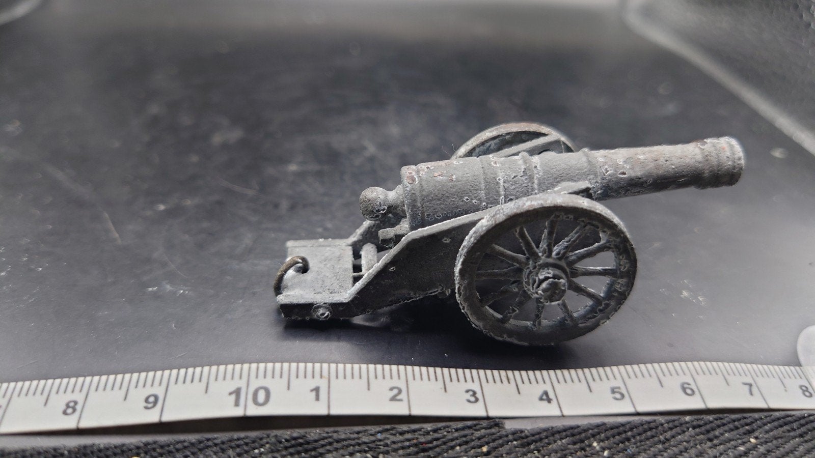 Vintage Miniatuur Kanon - Decoratief Verzamelobject, Antiek en Kunst, Ophalen of Verzenden