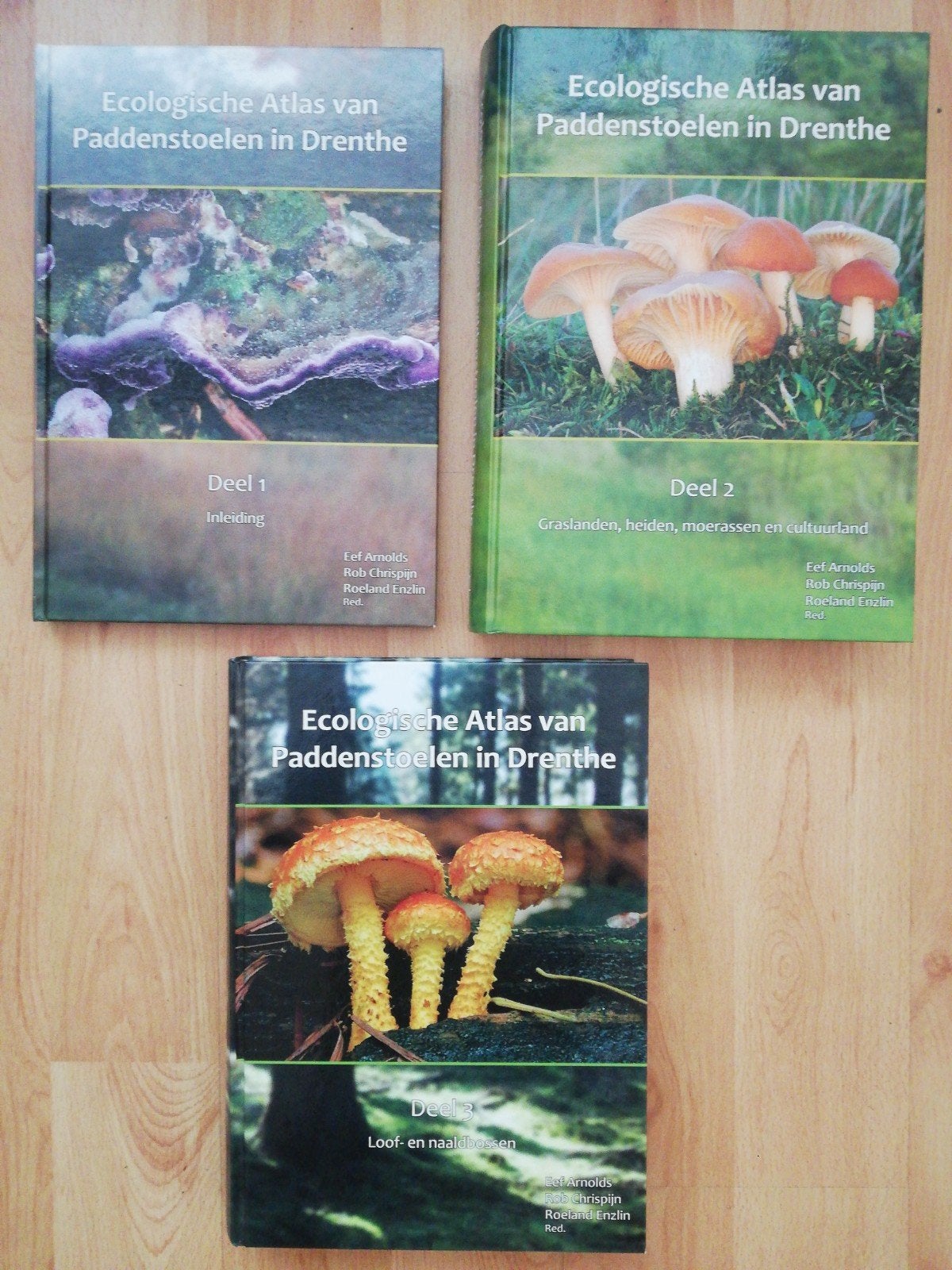 Ecologische Atlas van Paddenstoelen in Drenthe  Completely, Boeken, Ophalen of Verzenden, Zo goed als nieuw, Natuur algemeen, Eef Arnolds, Rob Chrispijn, Roeland Lazin