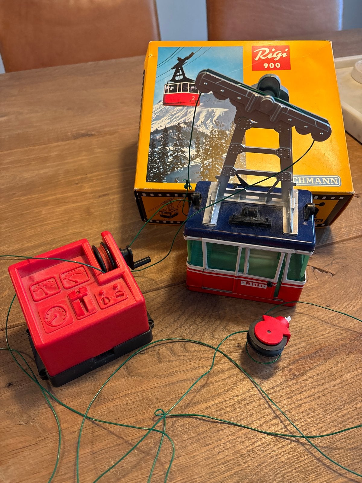 Vintage Lehmann Rigi 900 Kabelbaan Speelgoed, Ophalen of Verzenden, Gebruikt, Jongen of Meisje
