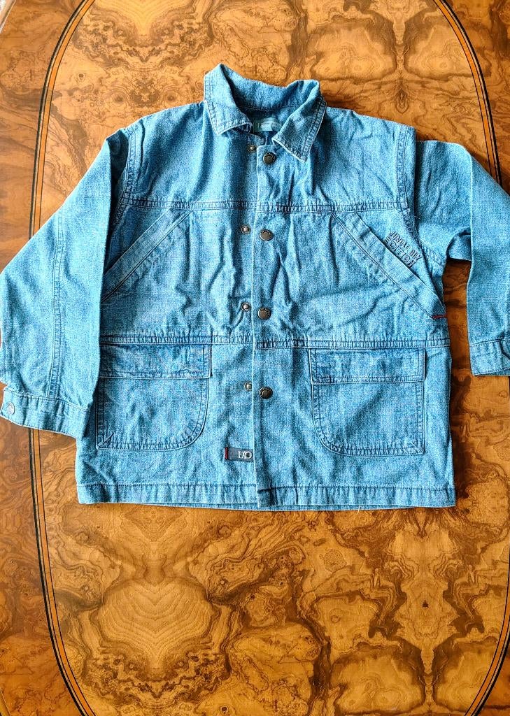 Te koop :SpijkerVest Jongens, Ophalen of Verzenden, Zo goed als nieuw, Maat 116