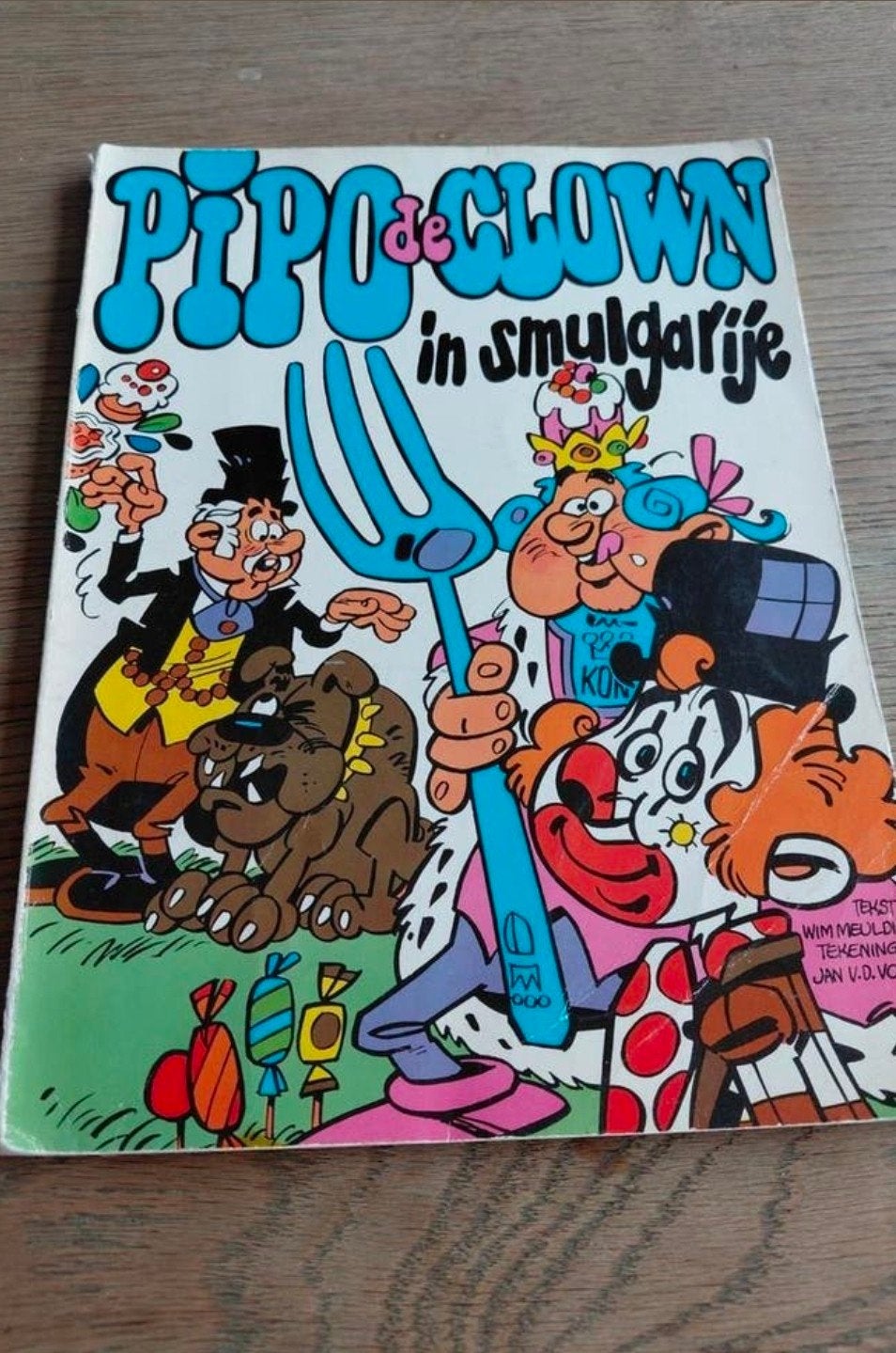 Pipo de Clown in Smulgarije stripboek. 1973., Boeken, Eén stripboek, Ophalen of Verzenden, Gelezen