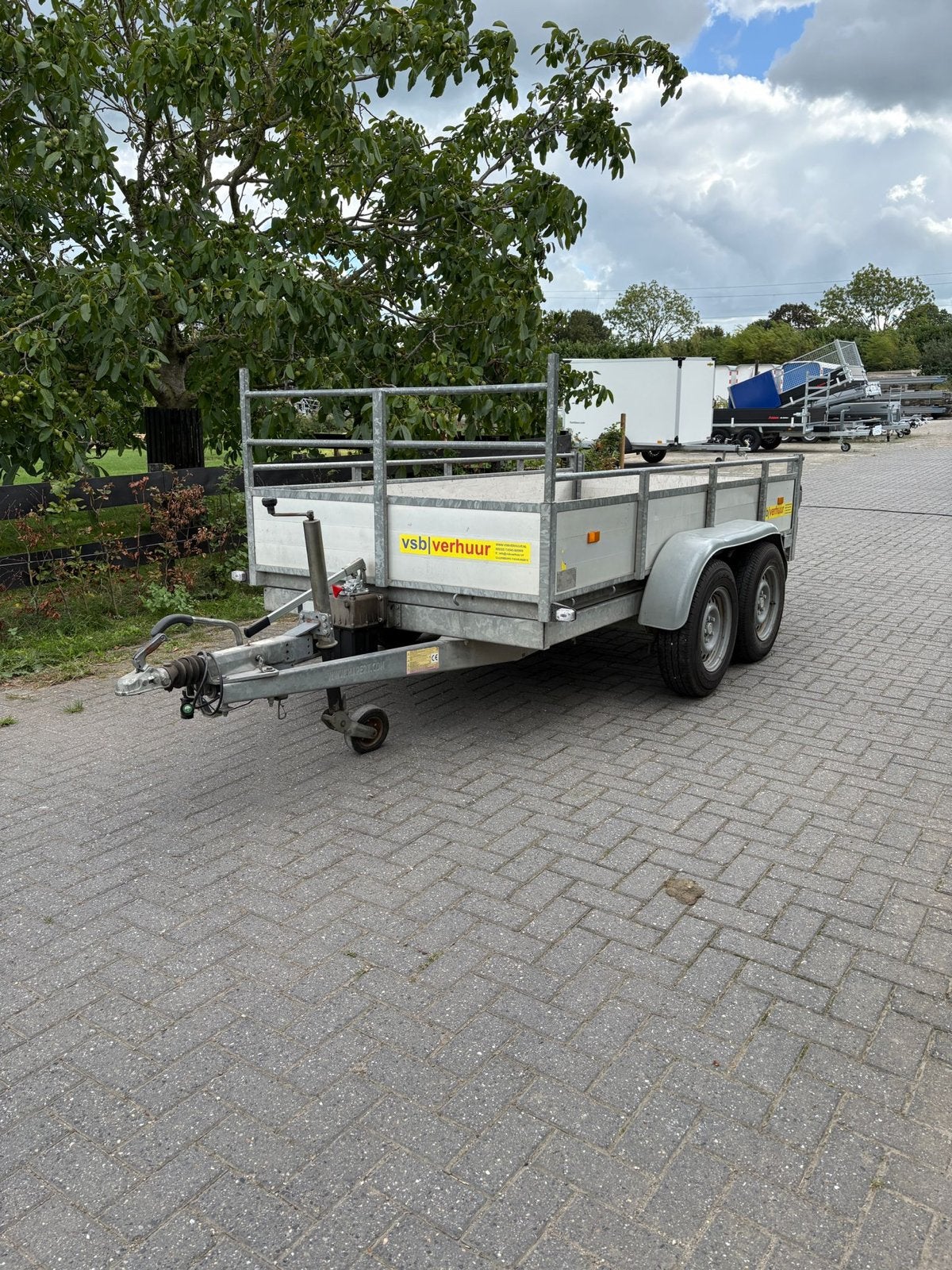 Hapert kieper kipper 150x300cm 2700kg, Ophalen, Gebruikt
