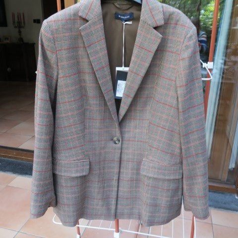 Jas nieuw ruit Terre Bleue mt 44, Overige kleuren, Terre Bleue, Maat 42/44 (L), Nieuw