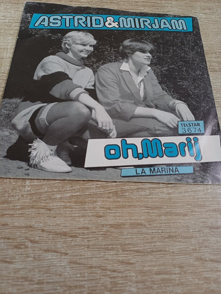 66a Single Astrid & Mirjam  – Oh, Marij  – TS 3674 TF, 7 inch, Ophalen of Verzenden, Zo goed als nieuw, Overige typen