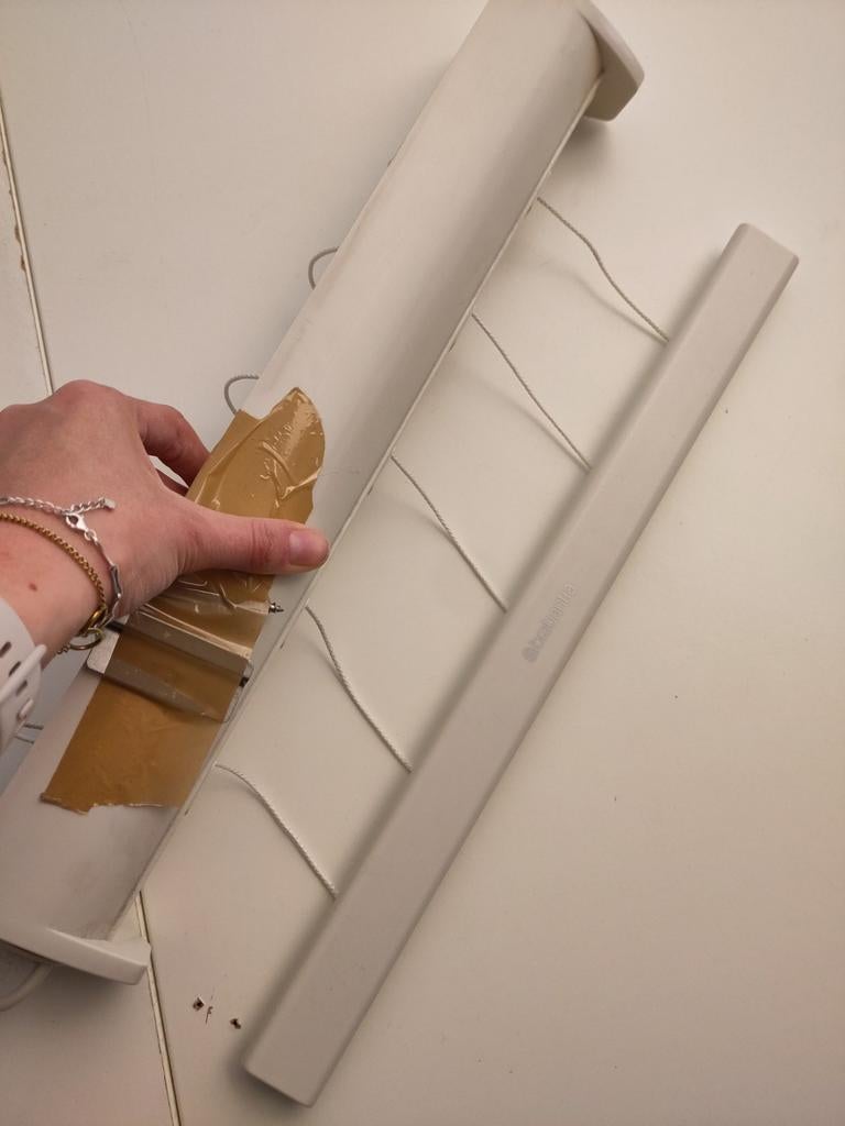 Brabantia roldrooglijn tot 4 meter uitrekbaar, Tuin en Terras, Ophalen of Verzenden, Gebruikt, Wasrek