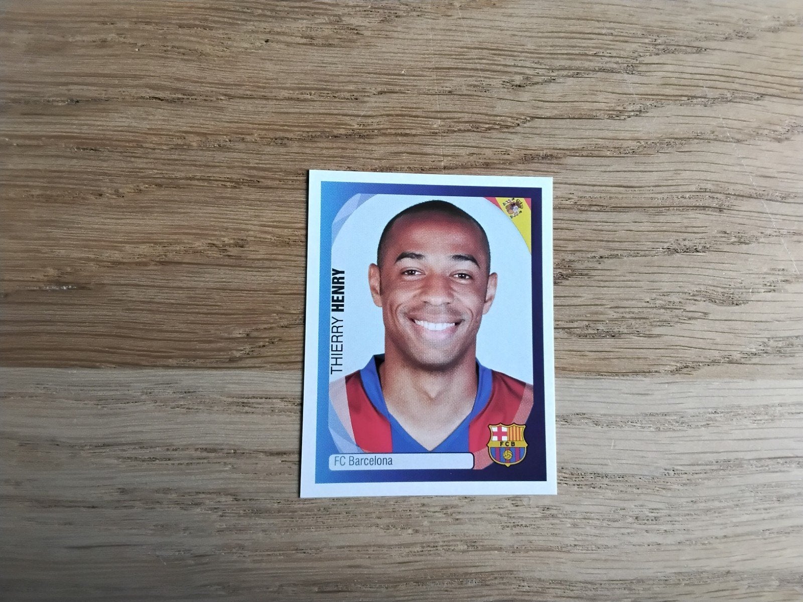 Panini sticker Thierry Henry Champions League 2007/2008, Ophalen of Verzenden, Zo goed als nieuw, Buitenlandse clubs, Poster, Plaatje of Sticker