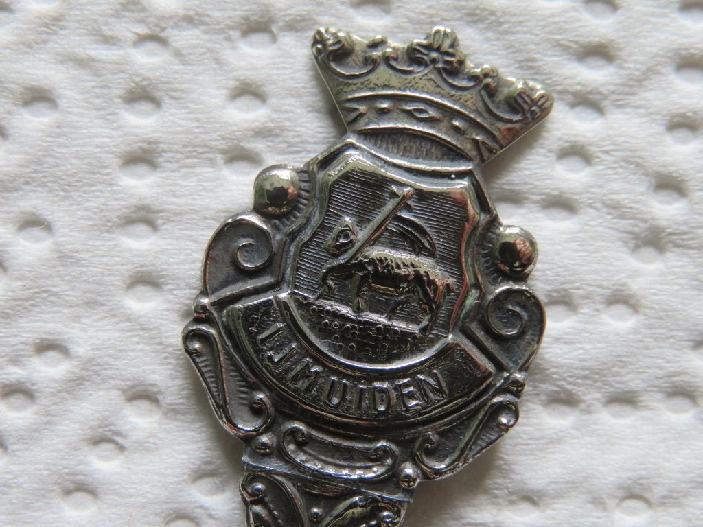 Lepeltje Wapen IJmuiden (100 Jaar), Ophalen of Verzenden, Nieuw, Overige materialen, Bestek
