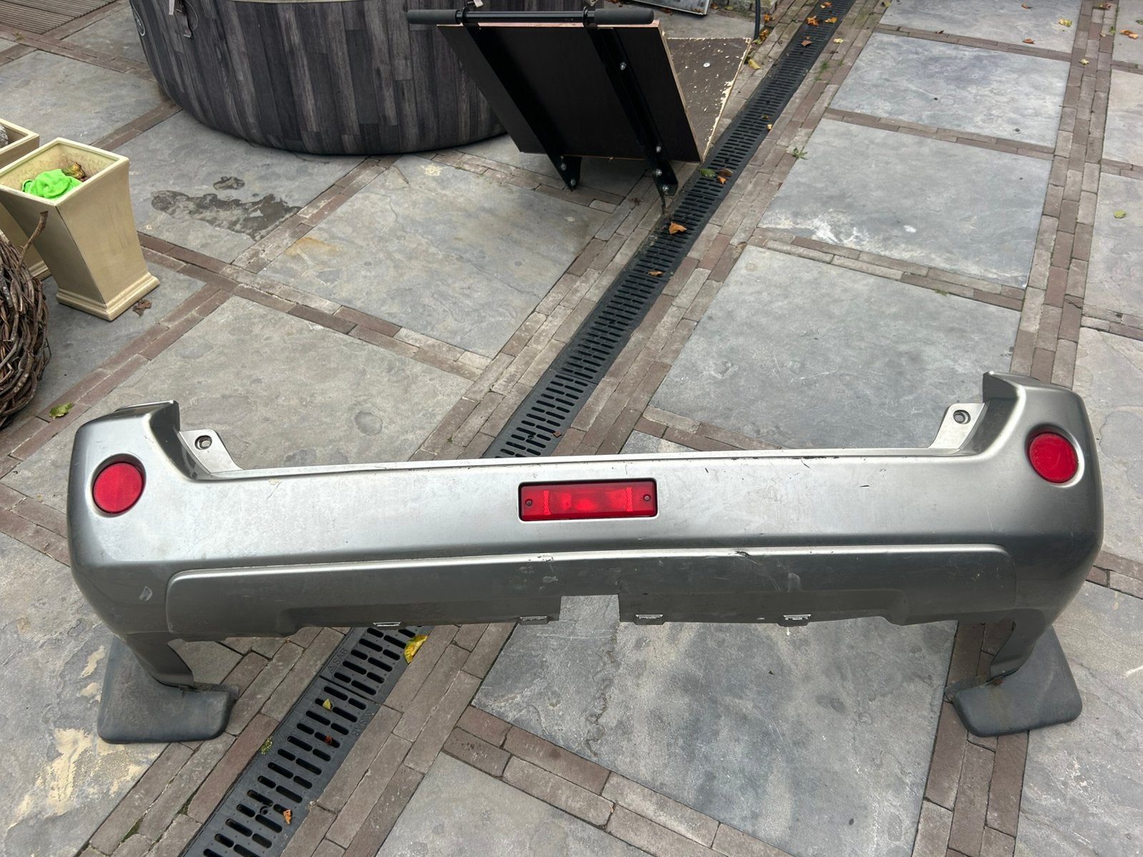 Nissan X Trail achterbumper, Ophalen