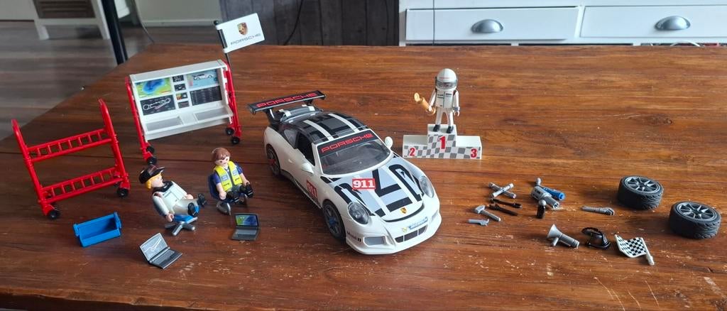 Playmobil Porsche 911 GT3 Cup Race Set, Kinderen en Baby's, Speelgoed | Playmobil, Ophalen of Verzenden, Gebruikt, Complete set