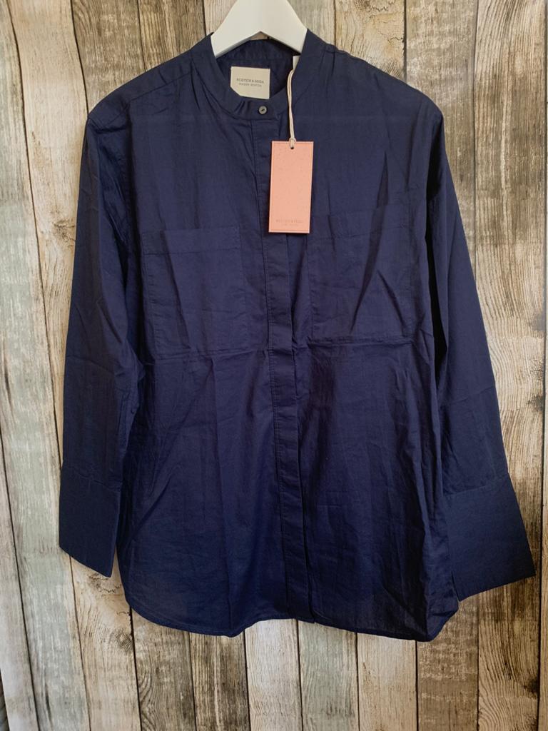 Scotch&Soda/Maison Scotch super mooie blouse (Maat M) NIEUW!, Verzenden, Nieuw, Maat 38/40 (M), Blauw