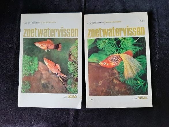 Zoetwatervissen jaren 60 Rizla plaatjesalbum 2 delen, Boeken, Ophalen of Verzenden, Gelezen