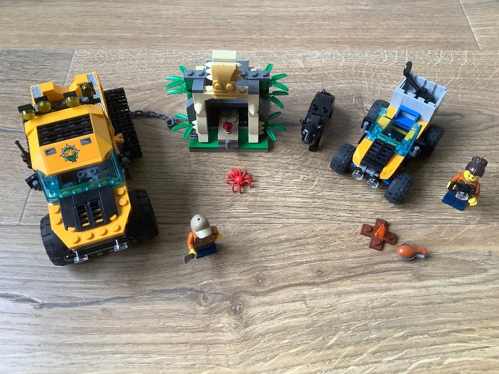Lego City 60159 Jungle Missie Rupsvoertuig met mooie Panter, Lego, Ophalen of Verzenden, Complete set, Inclusief instructies