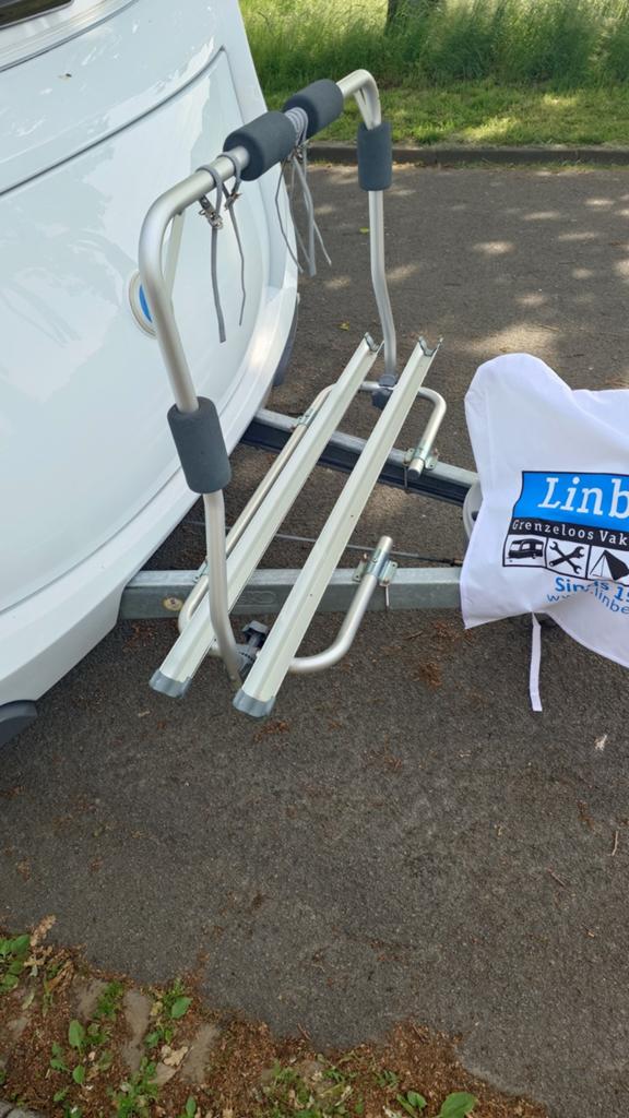 Fietsendrager voor op de dissel, Ophalen, Gebruikt