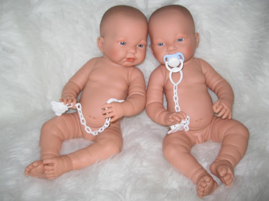 Llorens full body babypop Jongen of Meisje met speen 45cm, Nieuw, Ophalen of Verzenden, Babypop, .