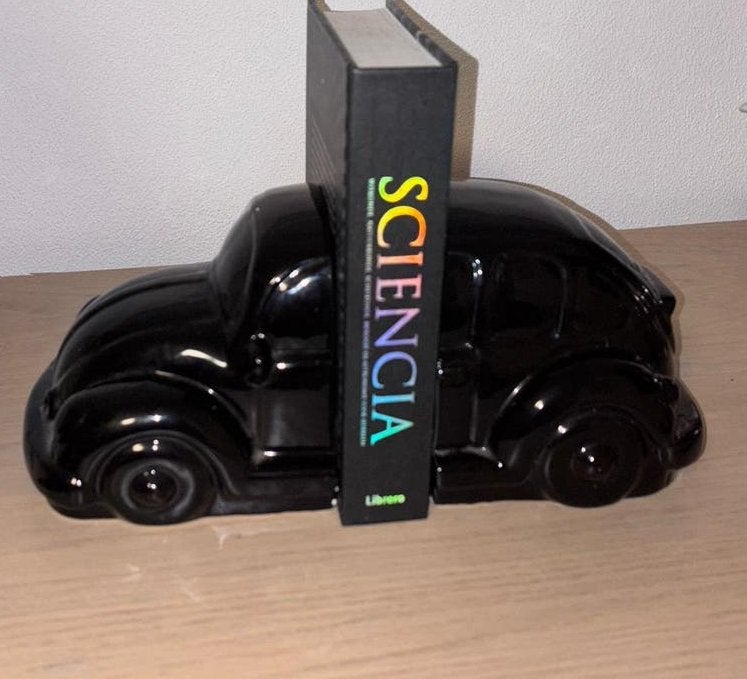 Unieke Boekensteunen in de vorm van een Kever Auto, Overige materialen, Overige stijlen, Ophalen of Verzenden, Gebruikt