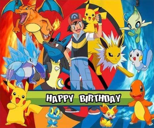 Pokémon Happy Birthday banner & Picachu ballonnen!, Verzenden, Nieuw, Versiering, Abraham of Sarah