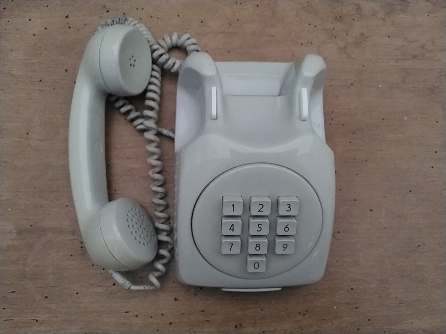 Vintage Ericsson druktoetstelefoon 1968, Ophalen of Verzenden, Gebruikt