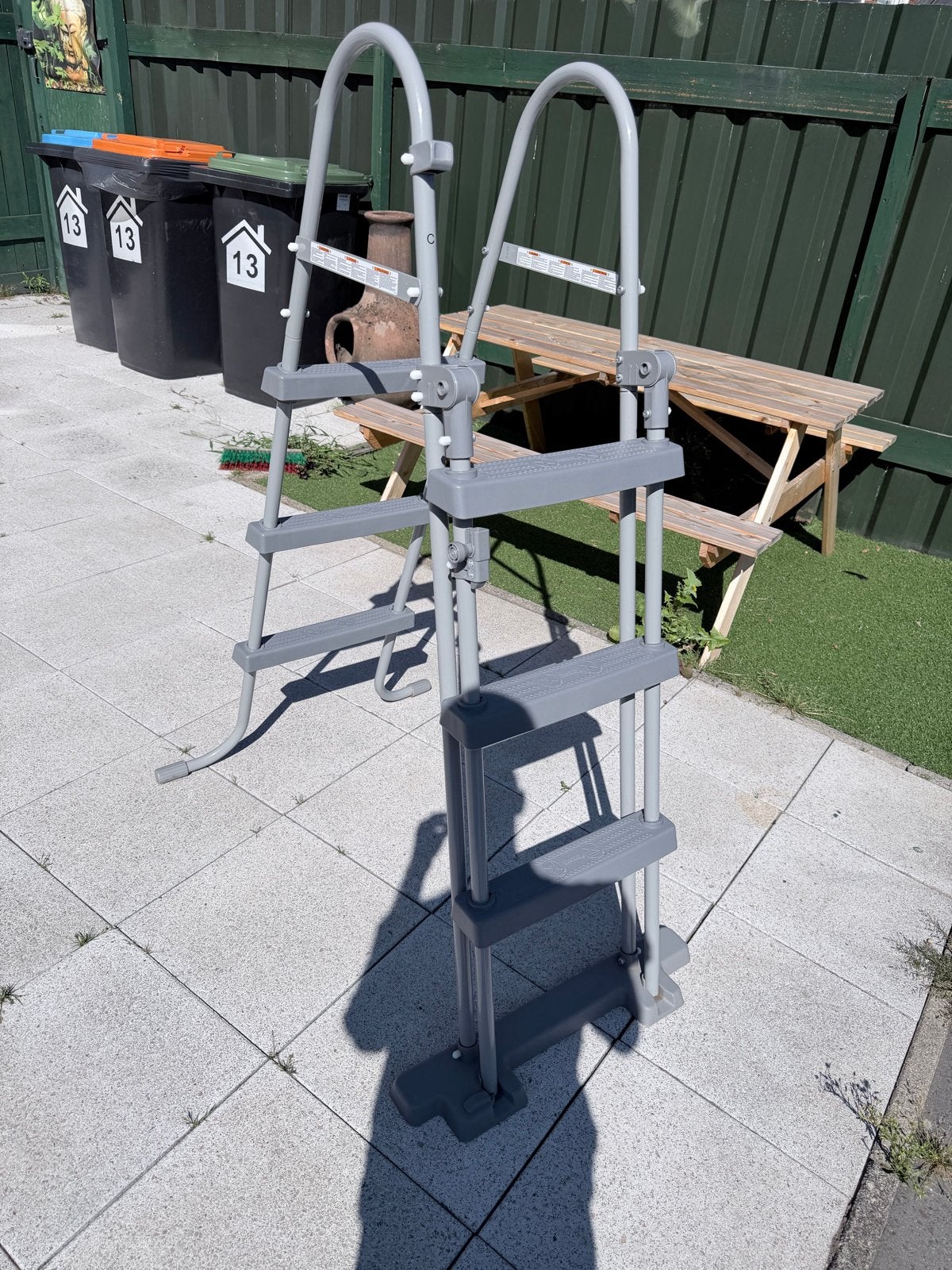 Zwembadtrapje voor opzetzwembaden, Tuin en Terras, Zwembad-toebehoren, Ophalen, Gebruikt, Ladder