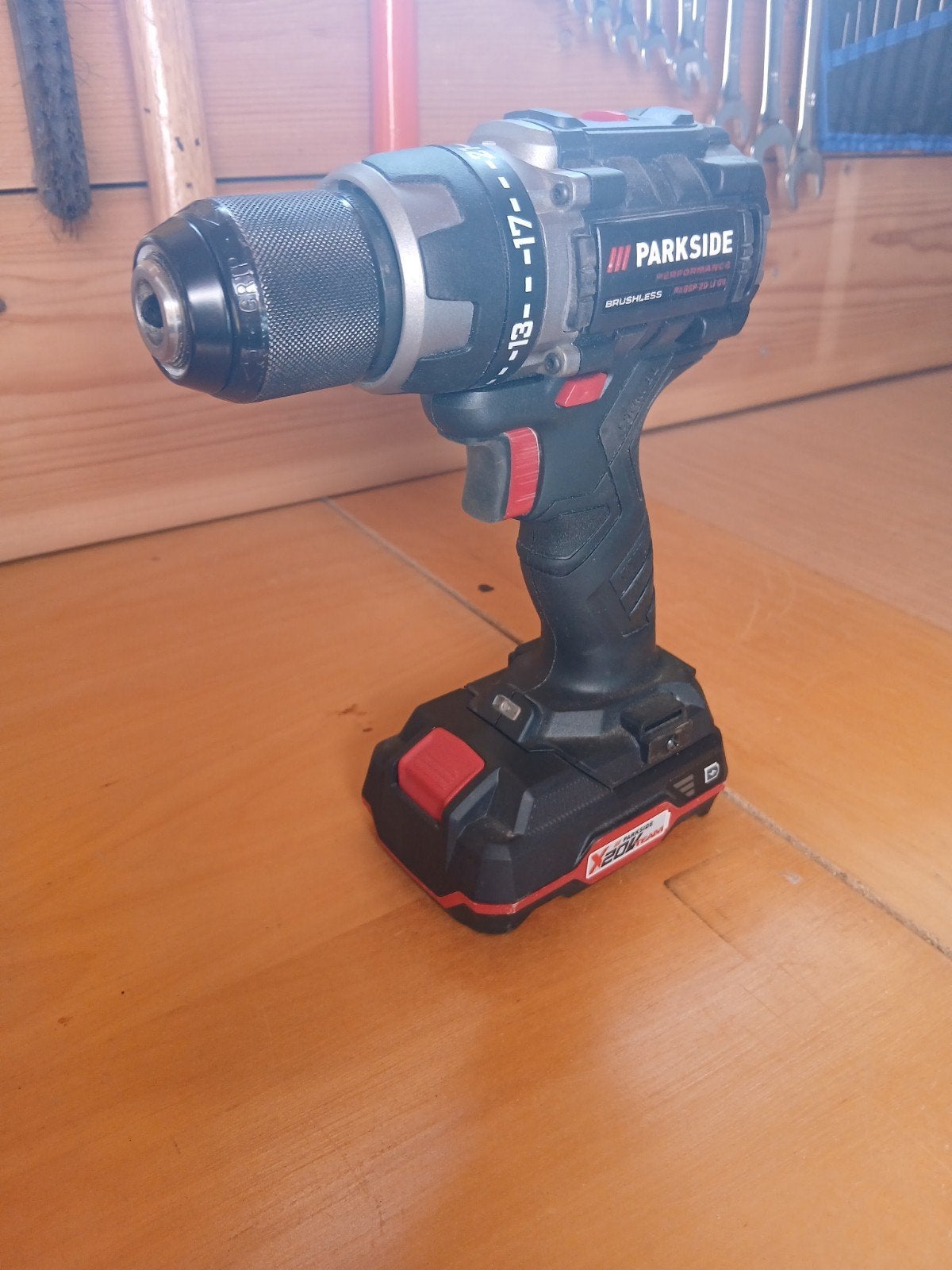 Parkside Performance PABSP 20 V Accu boor machine, Ophalen of Verzenden, Zo goed als nieuw, Boormachine