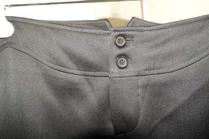 Gucci zwarte broek riempje gouden merk gesp achterkant IT 42, Kleding | Dames, Verzenden, Zwart, Maat 36 (S), Lang