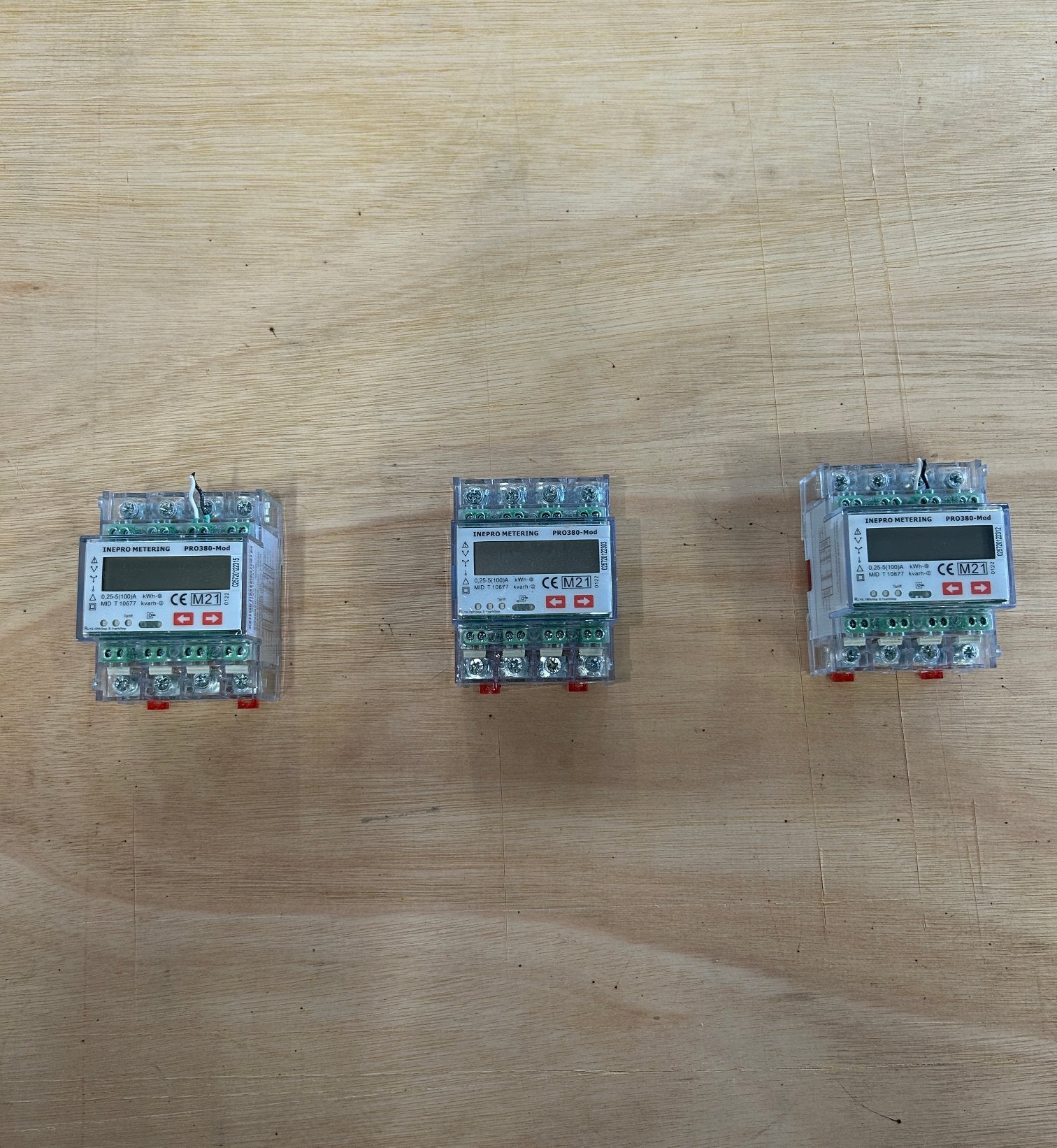 INEPRO PRO380-Mod 3-fase kWh-meter 100A Modbus – getest!, Ophalen of Verzenden, Zo goed als nieuw