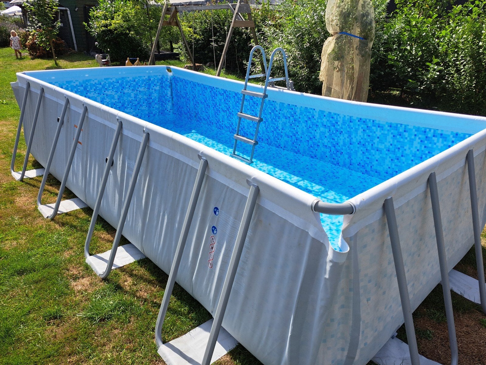 Bestway Zwembad 549 x 274 x 122 cm, Gebruikt, 200 tot 300 cm, Rechthoekig, Ophalen