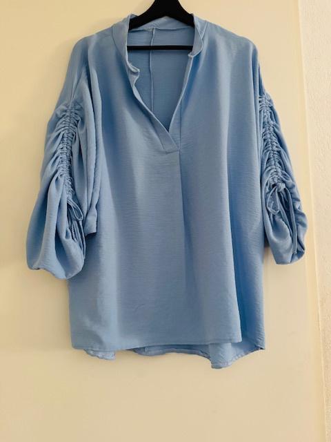 Tuniek universele maat (valt groot), Verzenden, Zo goed als nieuw, Blauw, Blouse of Tuniek