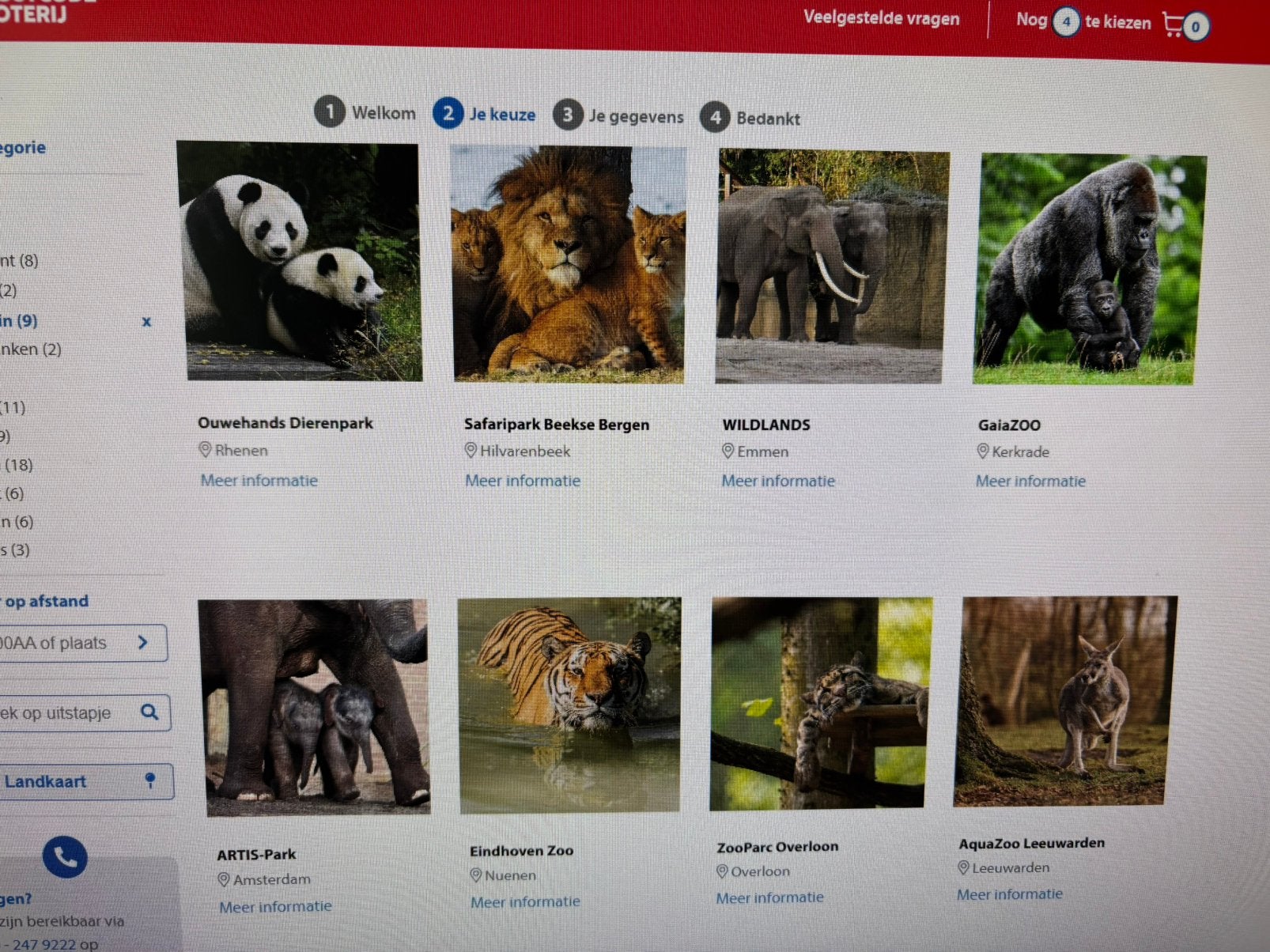 7 toegangskaarten dagje uit postcodeloterij, Tickets en Kaartjes, Drie personen of meer, Ticket of Toegangskaart