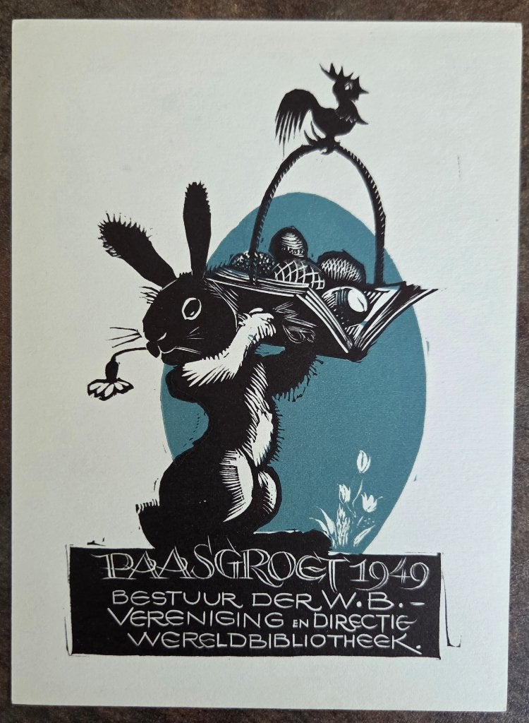 Exlibris / Paasgroet 1949 - R. Snapper, Verzenden