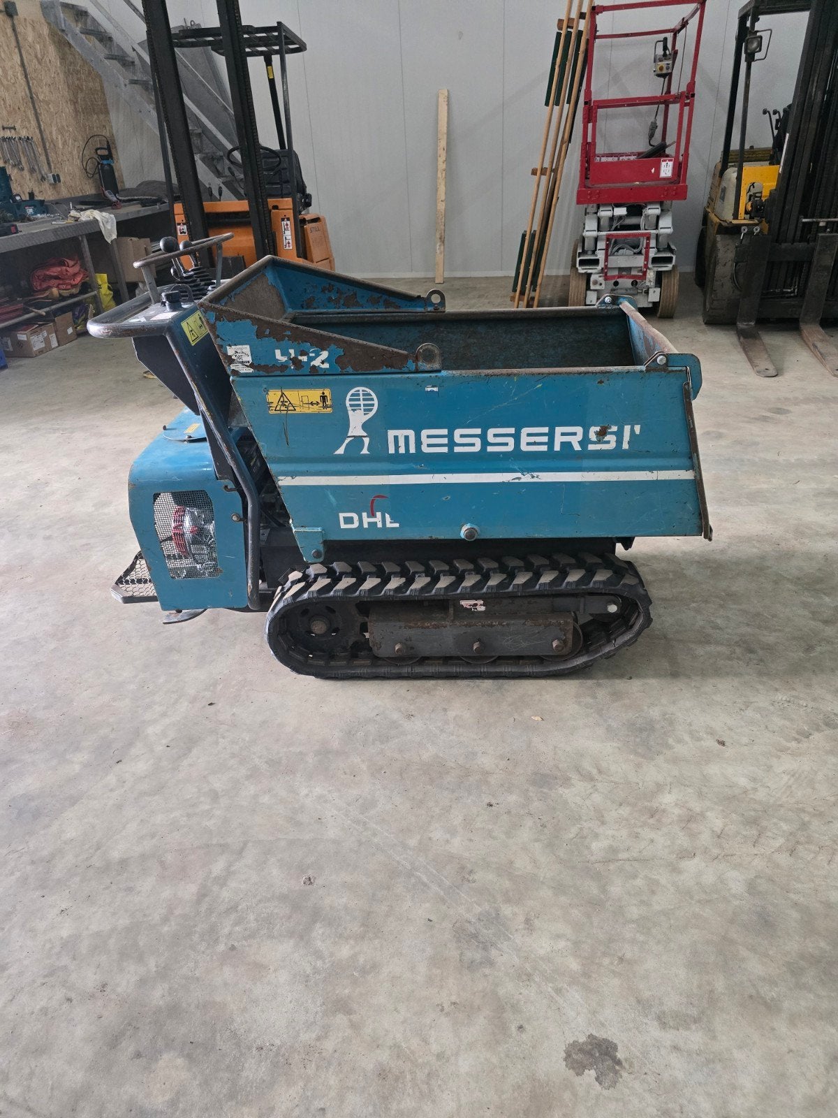 Messersi Compacte Rupsdumper, Ophalen, Dumper