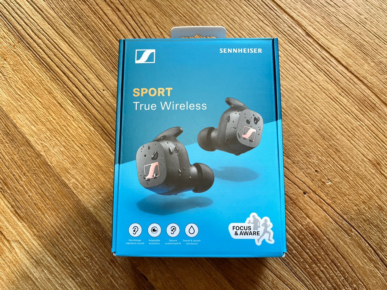 Sennheiser sport true wireless bluetooth oortjes, Sennheiser, Zwart, In gehoorgang (in-ear), Verzenden