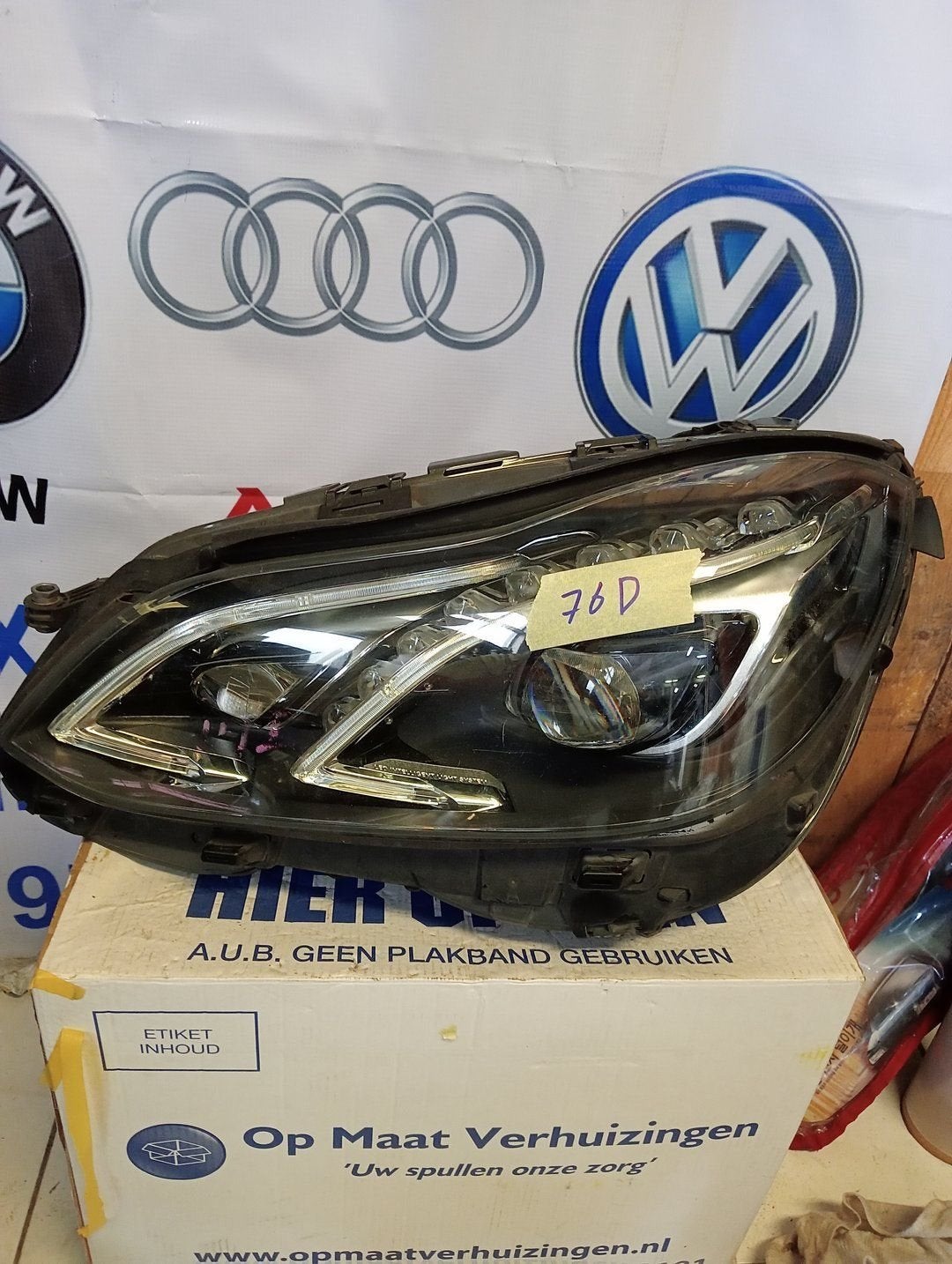 Mercedes E-klasse W212 Koplamp  a2129063103kz, Gebruikt, -, Ophalen of Verzenden, -